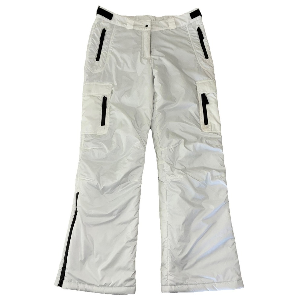 Burberry Ski Pants Women's L White Snowboarding Whiteley Insulated NEW